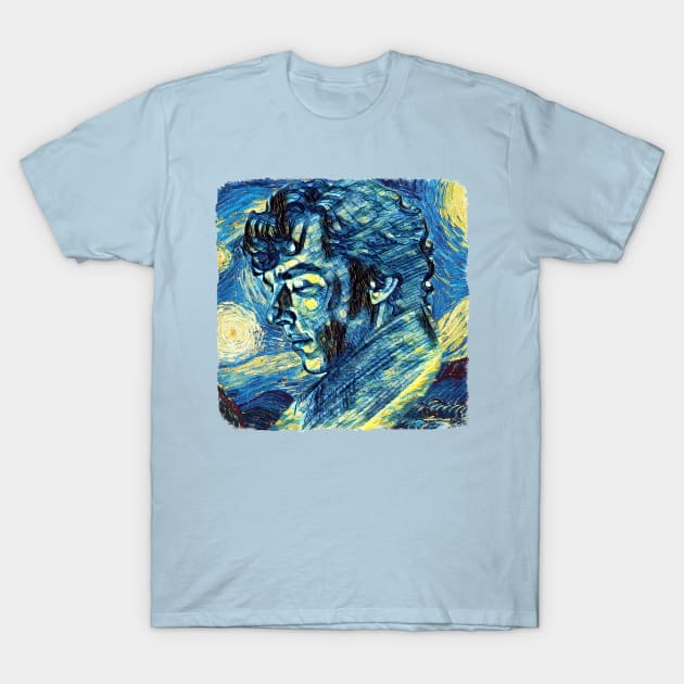 Benedict Cumberbatch Van Gogh Style T-Shirt by todos